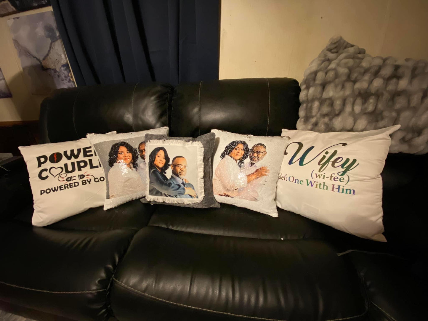 Throw pillows