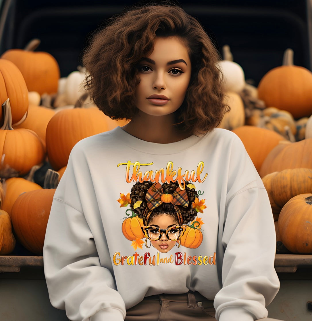 Thankful grateful blessed sweatshirt