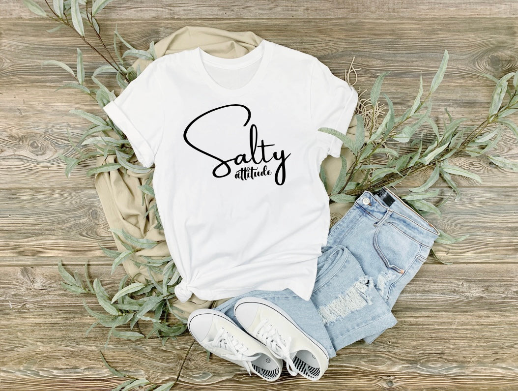 Salty attitude tee