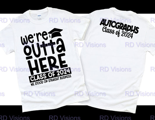We OUTTA here T-shirt